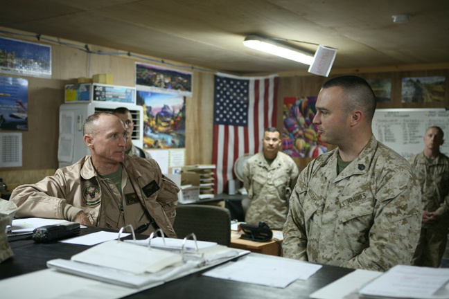 Boots on the ground: 2nd Marine Aircraft Wing commanding general visits deployed service members