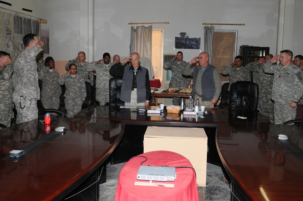 3rd Infantry Brigade Combat Team Soldiers inspired by visit from heroes