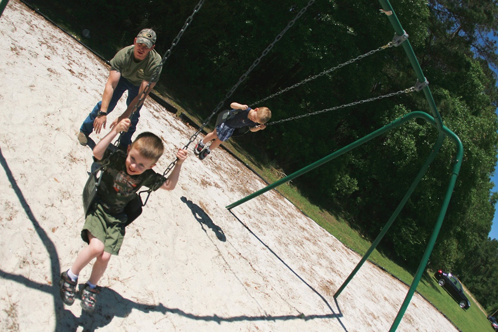 Silver Eagles Enjoy Family Day at Shady Point Park