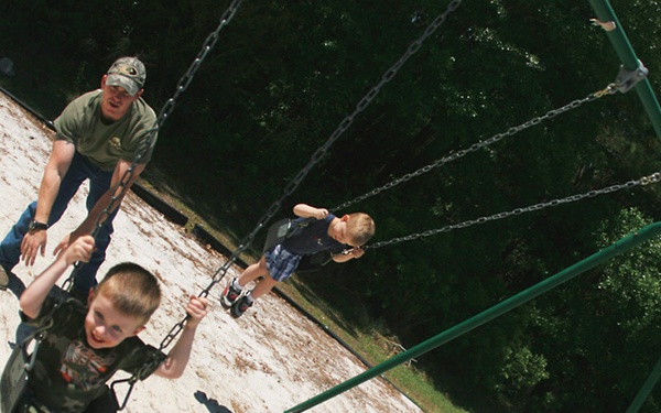 Silver Eagles Enjoy Family Day at Shady Point Park