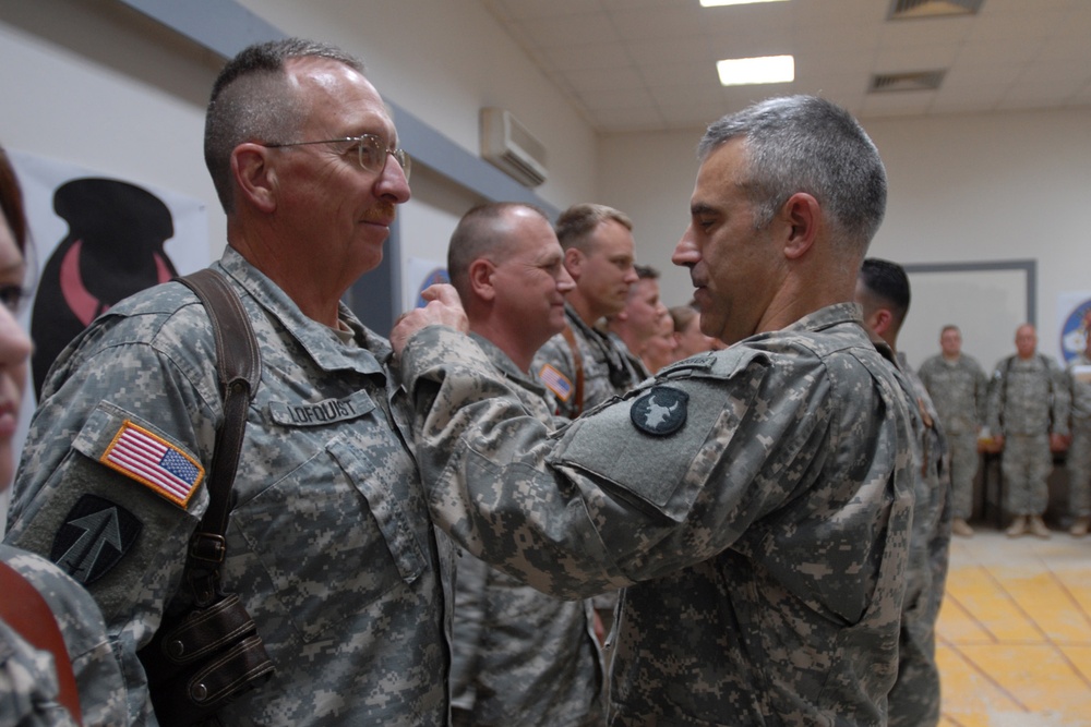 Sergeant Major Lofquist Receives Bronze Star