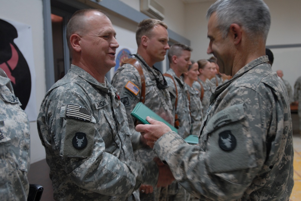 Master Sergeant Larson Receives Bronze Star