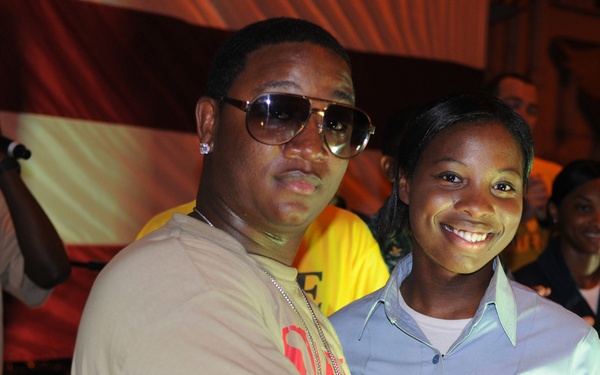 Hip Hop Artist Re-enlists Eisenhower Sailor