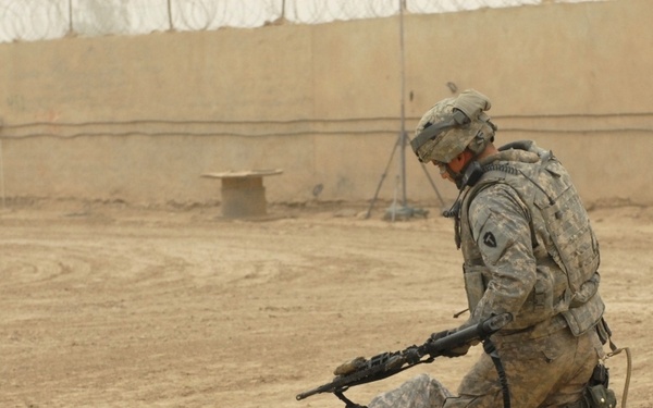 Victory Base Soldiers train for worst