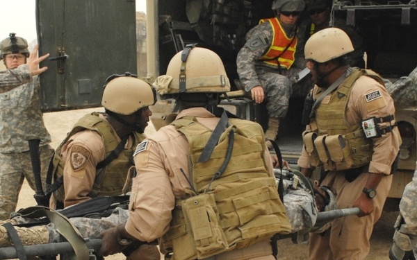 Victory Base Soldiers train for worst