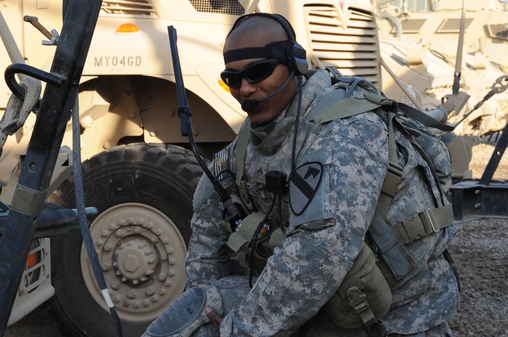 Zeroing weapons in Baghdad