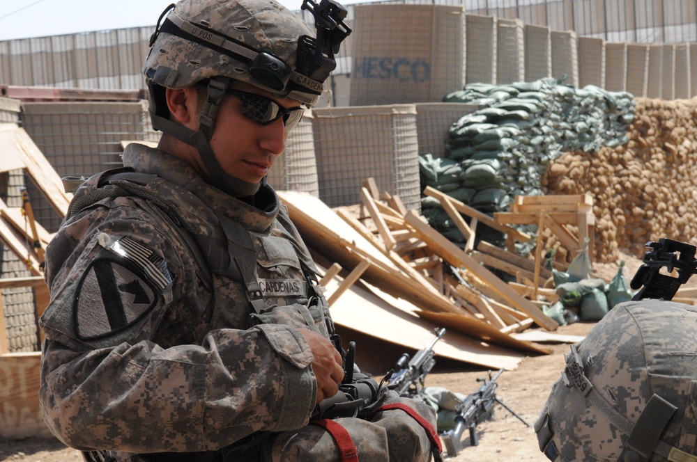 Zeroing weapons in Baghdad