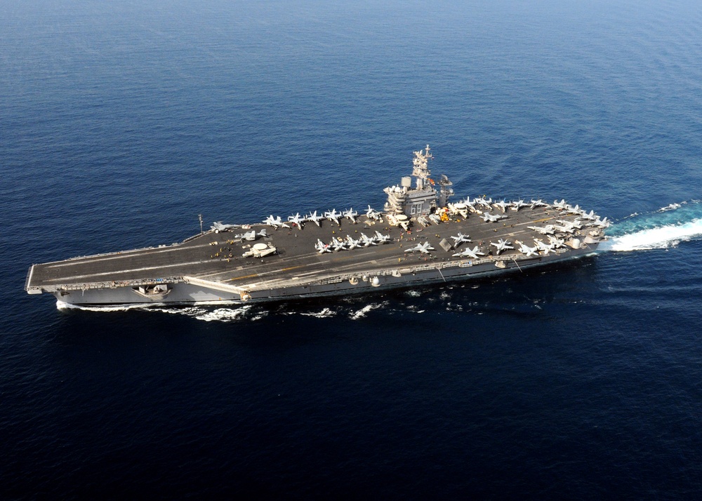 USS Dwight D. Eisenhower in the Arabian Sea