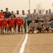 Military Police, Iraqi Police 'kick It' on the Soccer Field