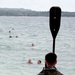 Soldiers of sea on Okinawa apply World War II lessons to survey beach for amphibious landing