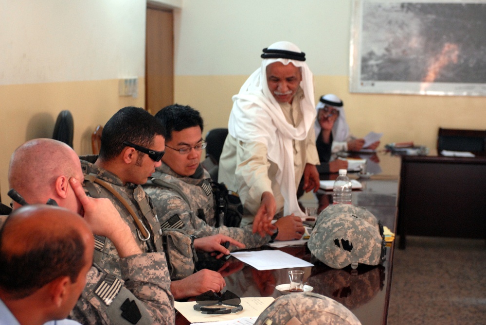 Key leader meeting in Khan Dhari