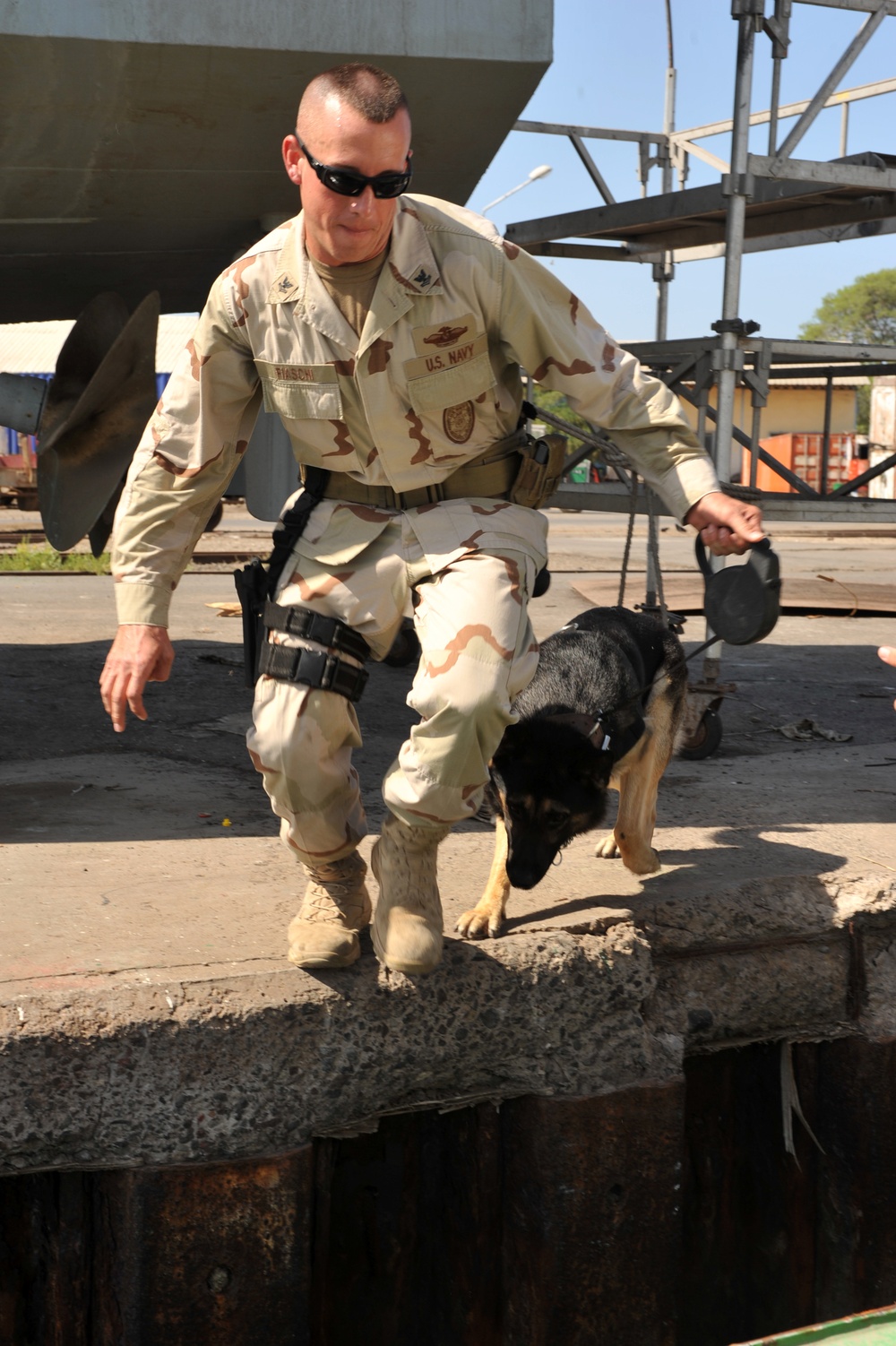 K-9 Duty at Port of Djibouti
