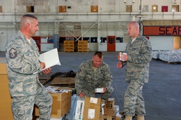 Base Engineer Emergency Force prepares for deployment for training