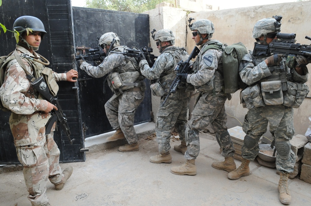 Patrol in Baghdad, Iraq