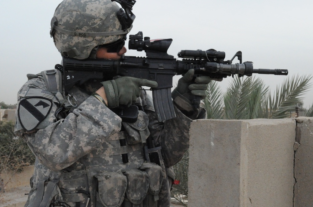 Patrol in Baghdad, Iraq