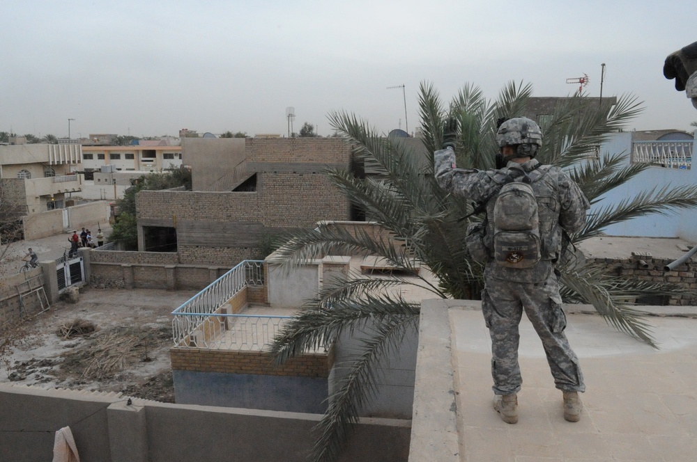 Patrol in Baghdad, Iraq