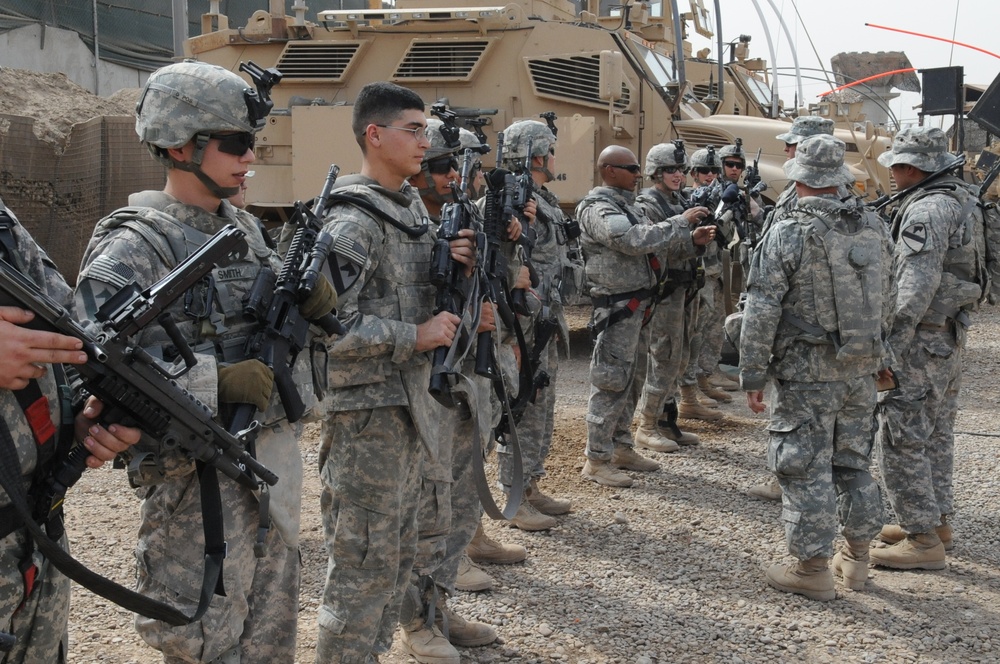 Patrol in Baghdad, Iraq