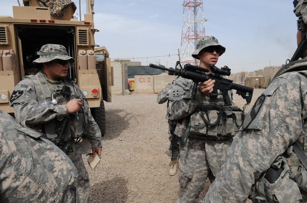 Patrol in Baghdad, Iraq