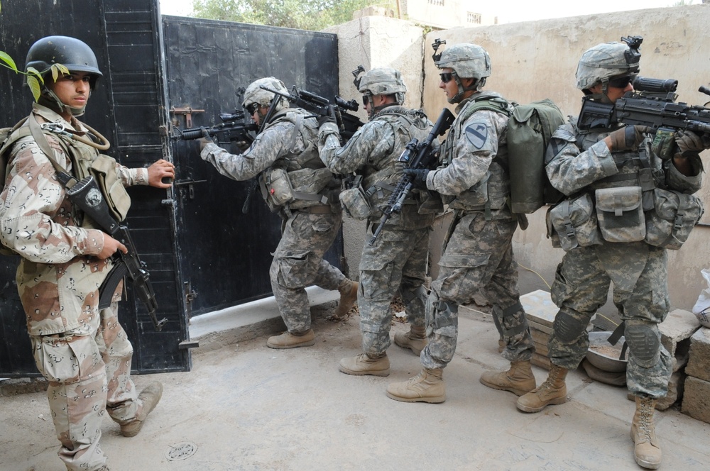 Patrol in Baghdad, Iraq