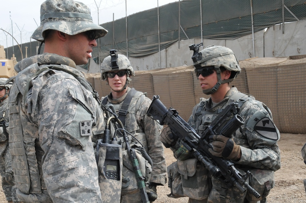 Patrol in Baghdad, Iraq