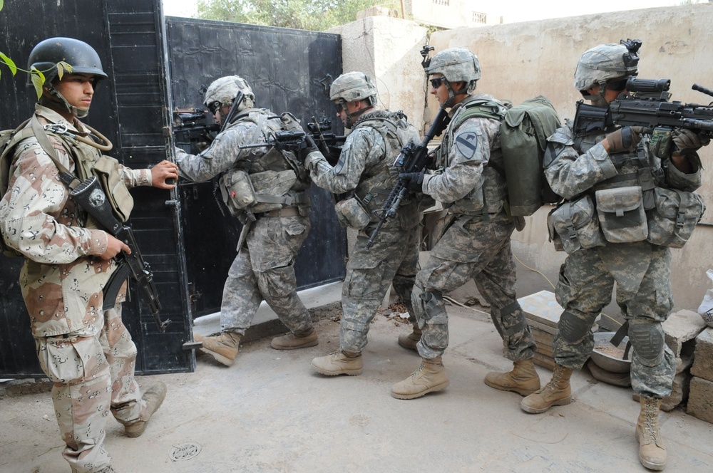 Patrol in Baghdad, Iraq