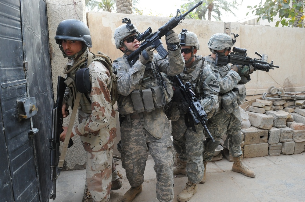 Patrol in Baghdad, Iraq