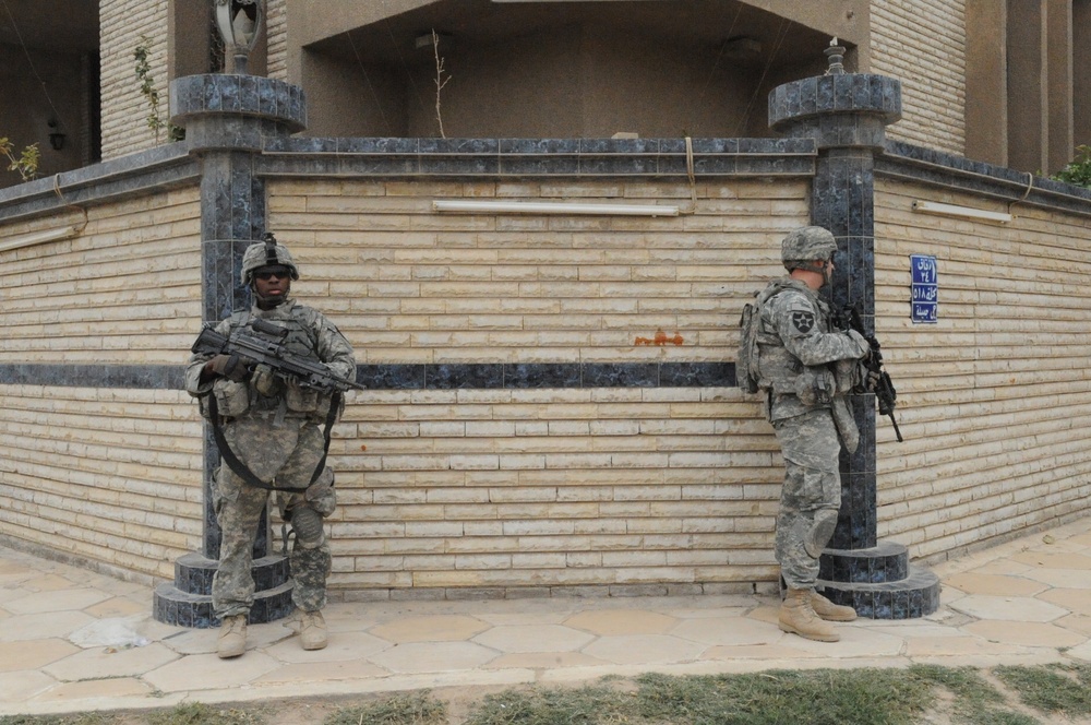 Patrol in Baghdad, Iraq