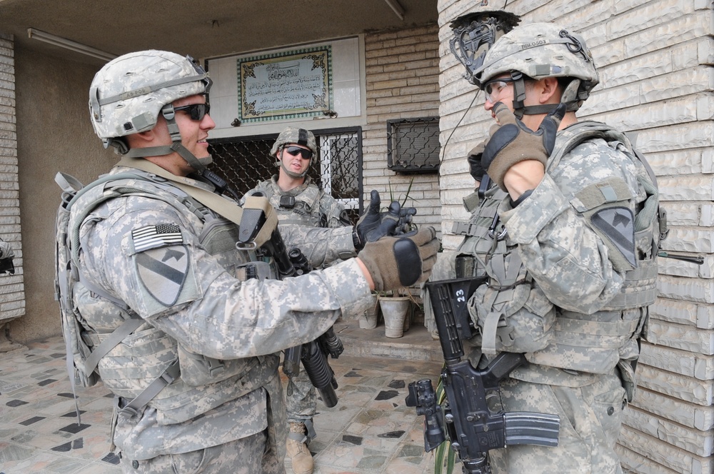 Patrol in Baghdad, Iraq