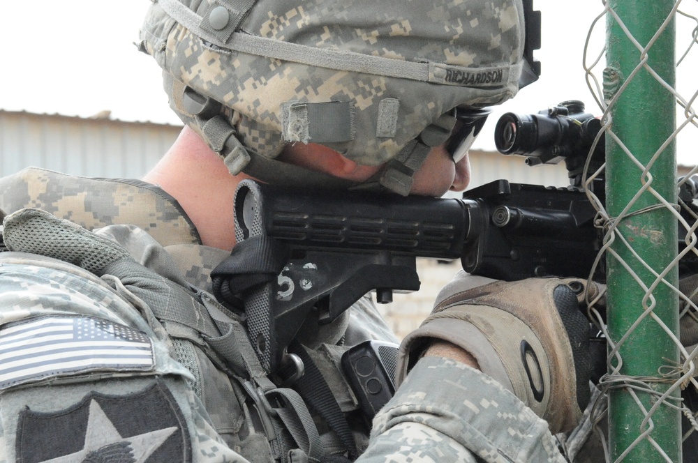 Patrol in Baghdad, Iraq