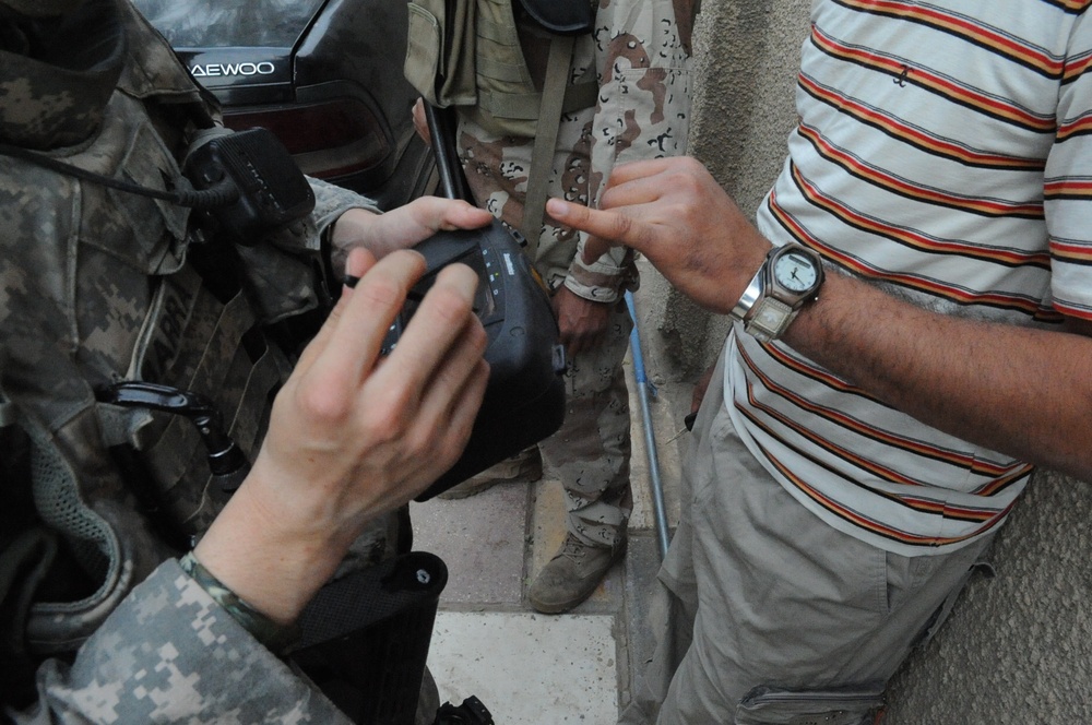 Patrol in Baghdad, Iraq