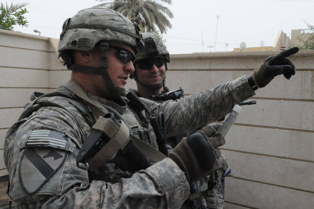 Patrol in Baghdad, Iraq