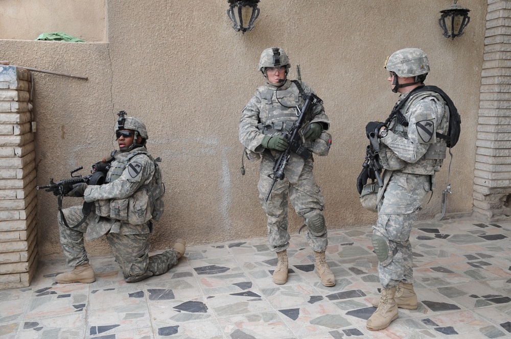 Patrol in Baghdad, Iraq