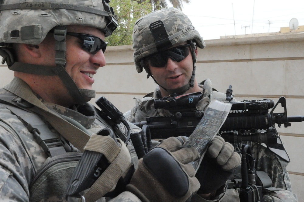 Patrol in Baghdad, Iraq