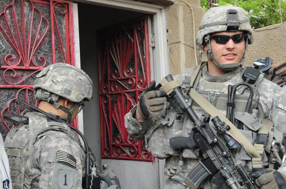 Patrol in Baghdad, Iraq