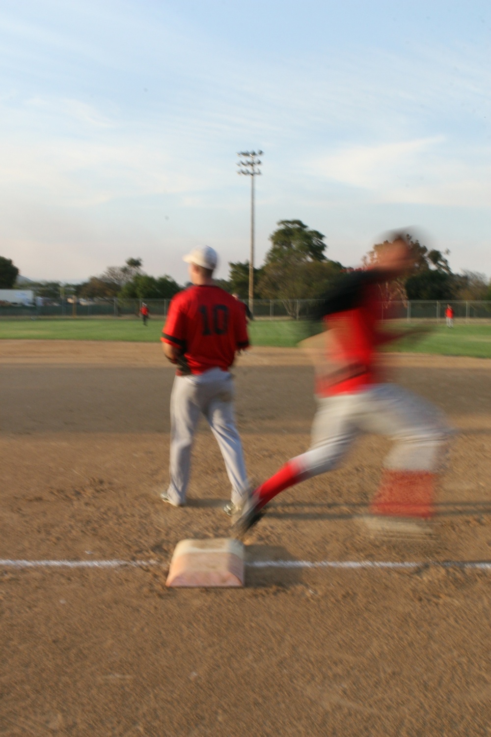 Softball boost Marines' morale