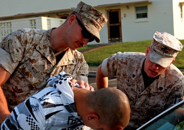 Provost Marshal's Office Marines on Okinawa tackle mean streets of vacant housing