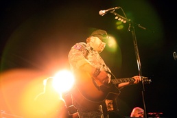 Toby Keith entertains troops in Afghanistan