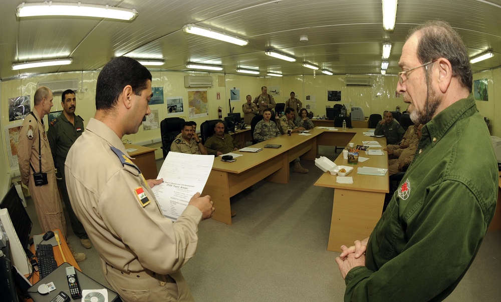 Airmen build Iraqi Air Operations Center operational planning capability