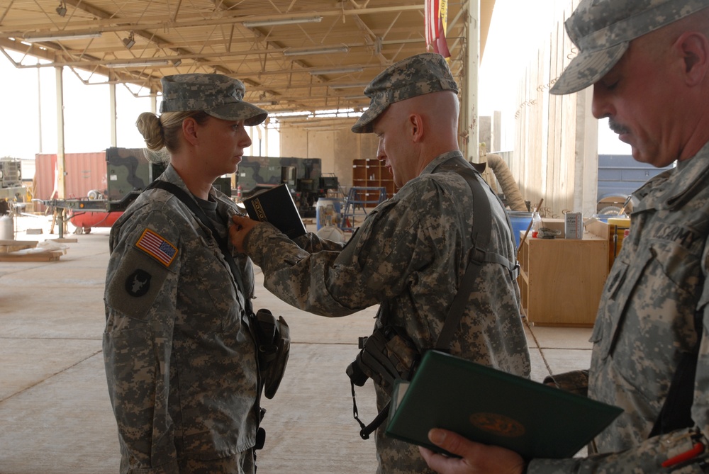 Spc. Welle Receives Army Commendation Medal
