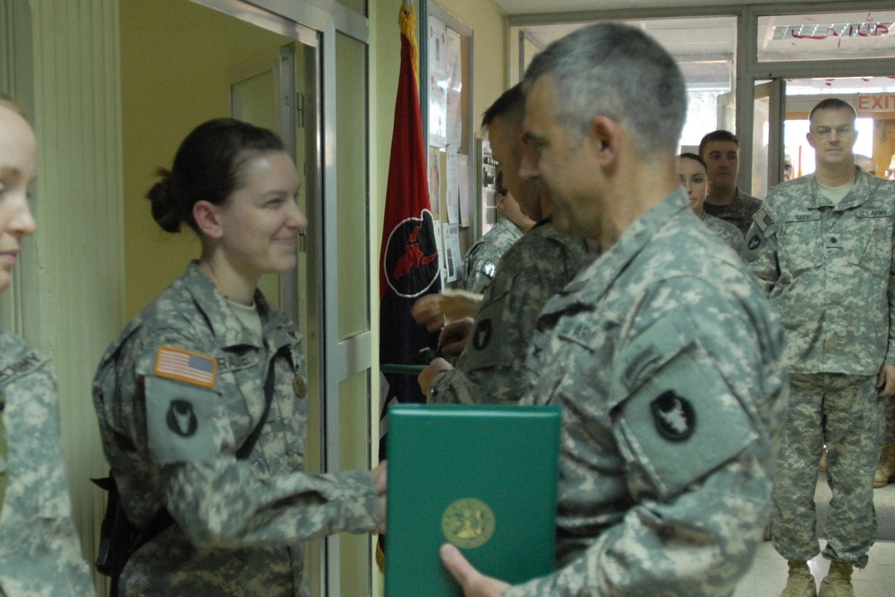 Spc. Krause Receives Army Commendation Medal