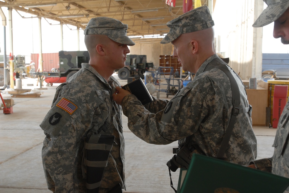 Spc. Bartell Receives Army Commendation Medal