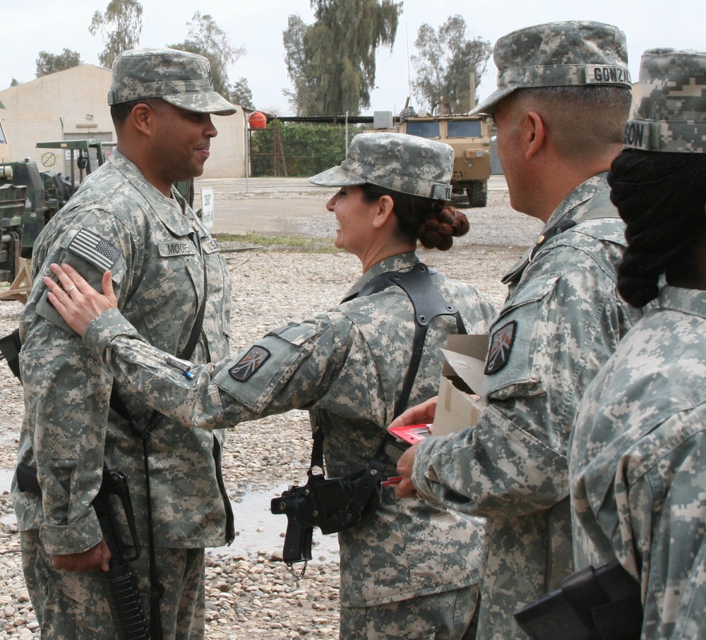 Cargo Transfer Soldiers Earn Combat Patch