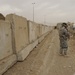 Cavalrymen conduct Baghdad patrol