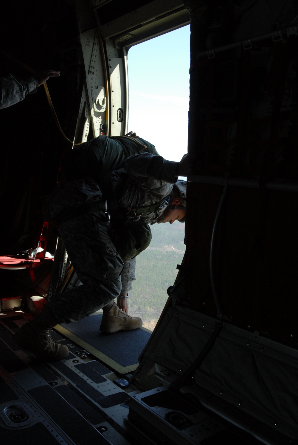 Airborne Soldiers jump