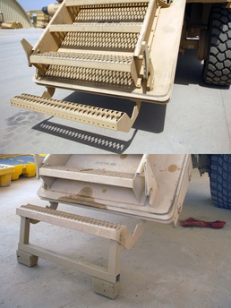 Expeditionary Logistics Readiness Squadron vehicle techs ensure Security Forces combat patrol mission, safety