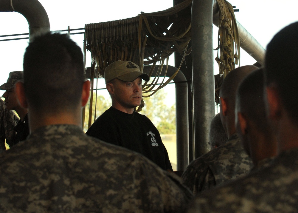 Airborne Soldiers jump