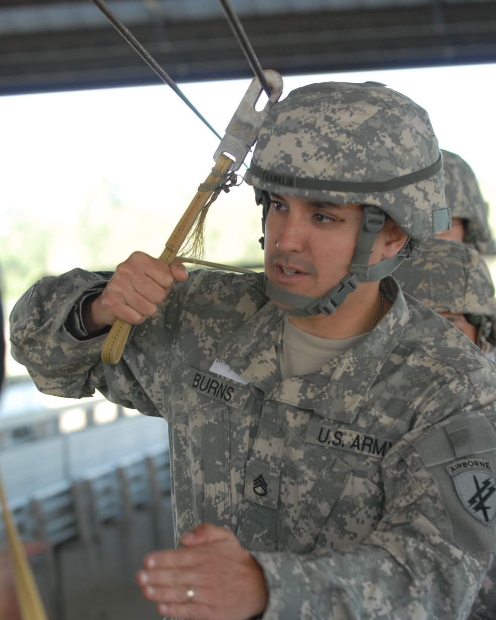 Airborne Soldiers jump