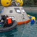 Retro Space Crew Module Undergoes Tests at Navy Facility