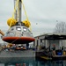Retro Space Crew Module Undergoes Tests at Navy Facility