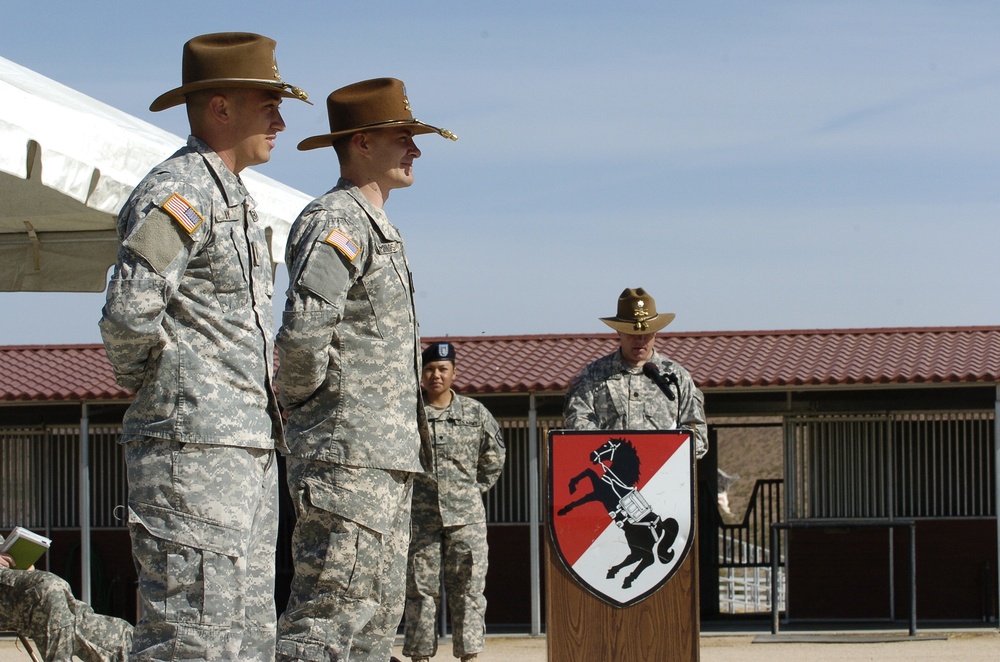 Outgoing Horse Detachment Commander Passes on Leadership Role